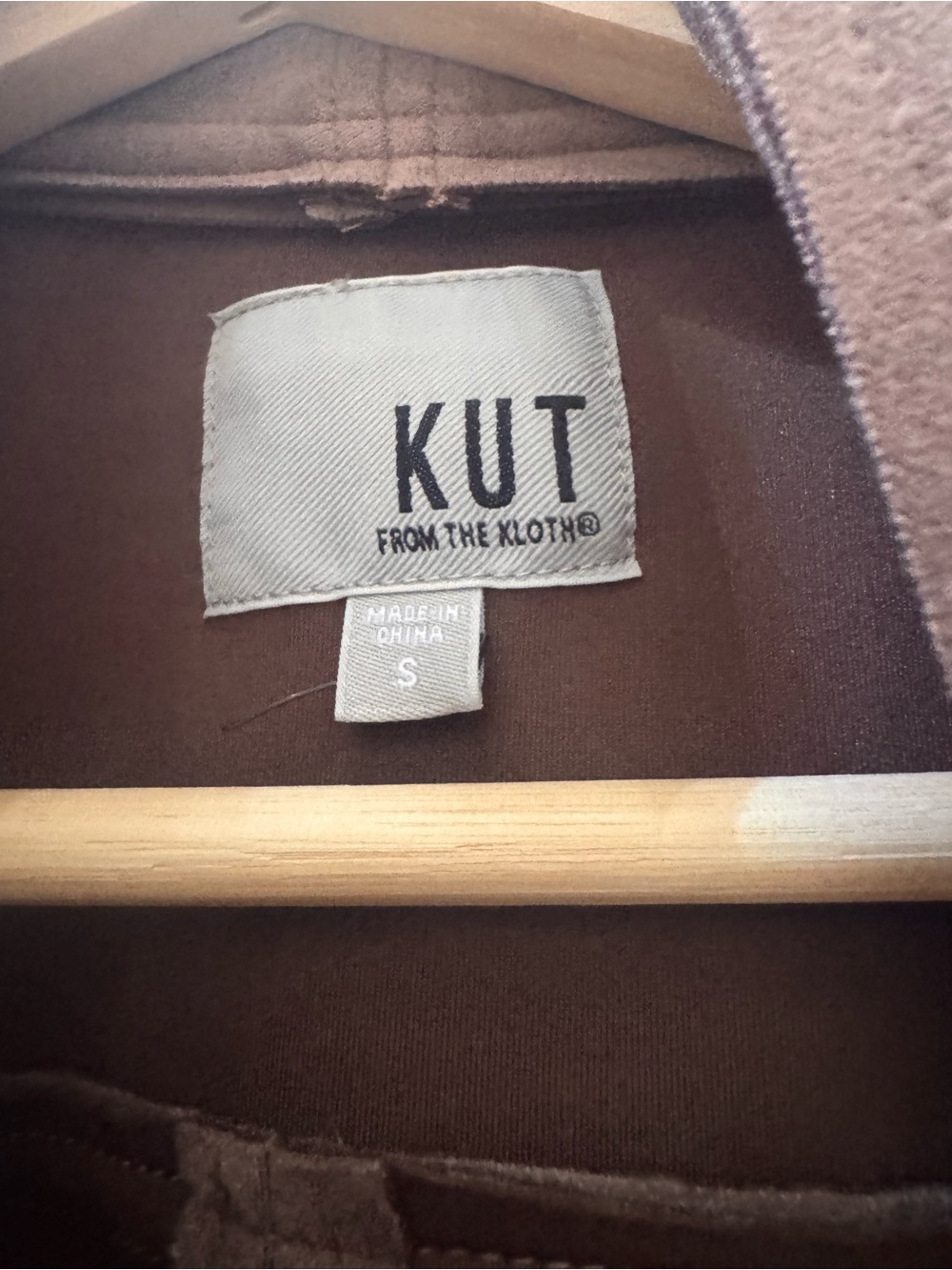 Kut From The Kloth Carina Faux Suede Drape Moto Jacket - Picture 4 of 5